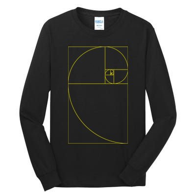 Golden Ratio Fibonacci Sequences Tall Long Sleeve T-Shirt