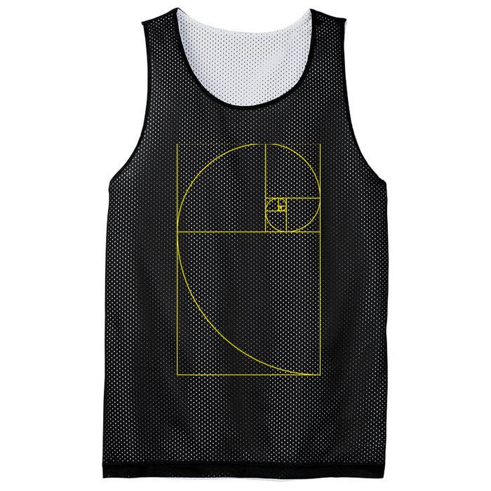 Golden Ratio Fibonacci Sequences Mesh Reversible Basketball Jersey Tank
