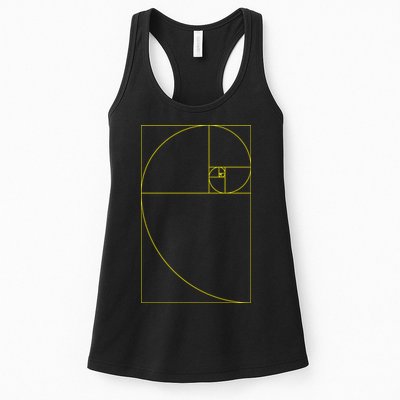 Golden Ratio Fibonacci Sequences Womens Tank Top