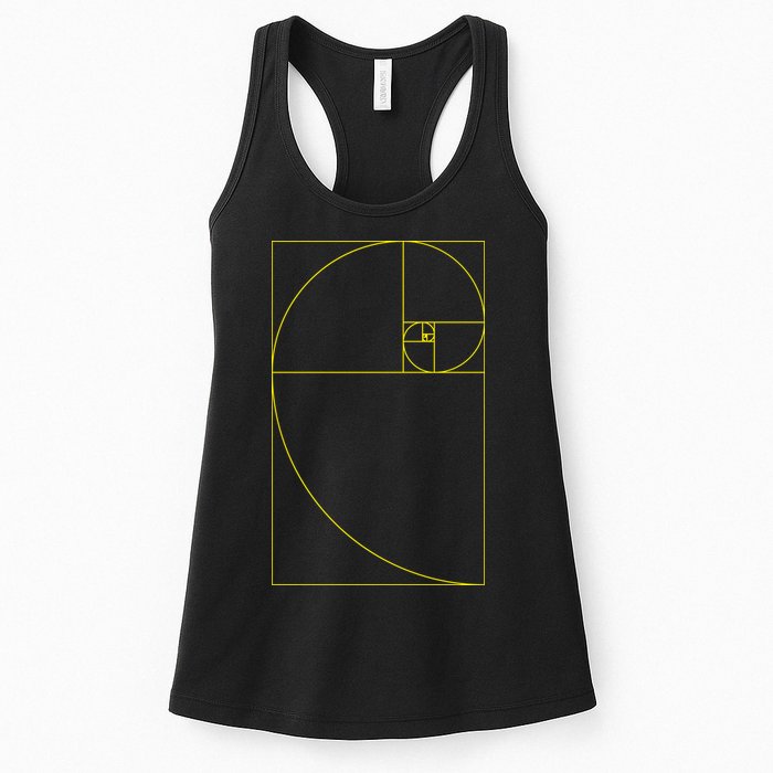Golden Ratio Fibonacci Sequences Womens Tank Top