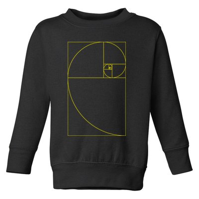 Golden Ratio Fibonacci Sequences Toddler Sweatshirt