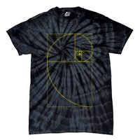 Golden Ratio Fibonacci Sequences Tie-Dye T-Shirt
