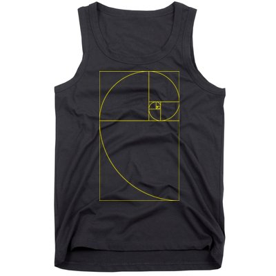 Golden Ratio Fibonacci Sequences Tank Top