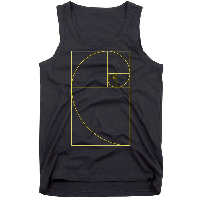Golden Ratio Fibonacci Sequences Tank Top