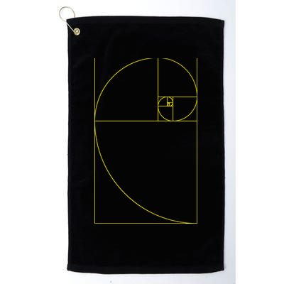 Golden Ratio Fibonacci Sequences Golf Towel