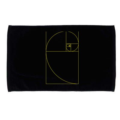 Golden Ratio Fibonacci Sequences Microfiber Hand Towel