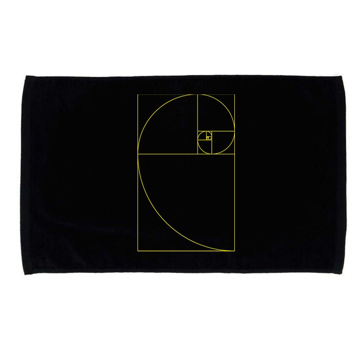 Golden Ratio Fibonacci Sequences Microfiber Hand Towel