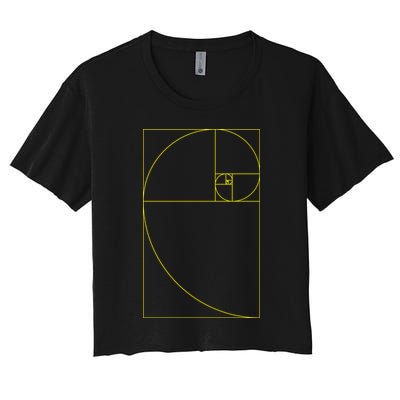 Golden Ratio Fibonacci Sequences Crop Top