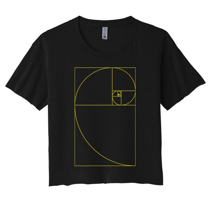 Golden Ratio Fibonacci Sequences Crop Top