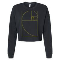 Golden Ratio Fibonacci Sequences Cropped Pullover Crew