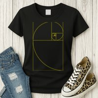 Golden Ratio Fibonacci Sequences Womens T-Shirt