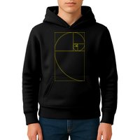 Golden Ratio Fibonacci Sequences Kids Hoodie