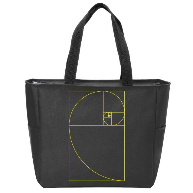 Golden Ratio Fibonacci Sequences Zip Tote Bag