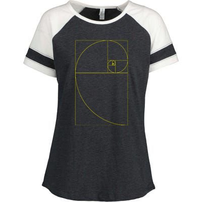 Golden Ratio Fibonacci Sequences Enza Ladies Jersey Colorblock Tee