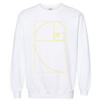 Golden Ratio Fibonacci Sequences Garment-Dyed Sweatshirt