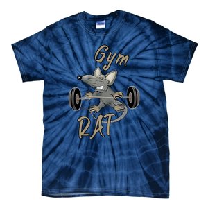 Gym RAT Fitness Barbell Motivational Workout Tie-Dye T-Shirt