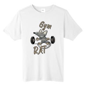 Gym RAT Fitness Barbell Motivational Workout Tall Fusion ChromaSoft Performance T-Shirt