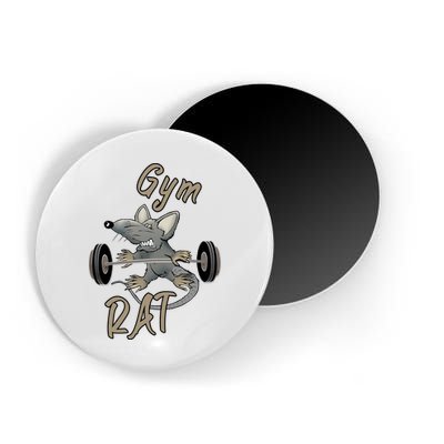 Gym RAT Fitness Barbell Motivational Workout Magnet
