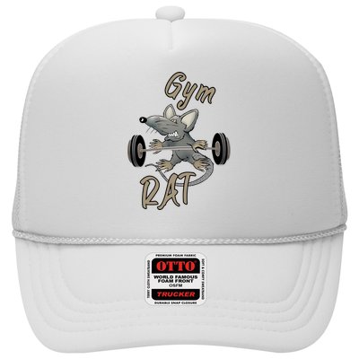 Gym RAT Fitness Barbell Motivational Workout Trucker Hat