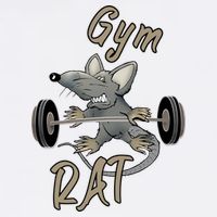 Gym RAT Fitness Barbell Motivational Workout Toddler T-Shirt