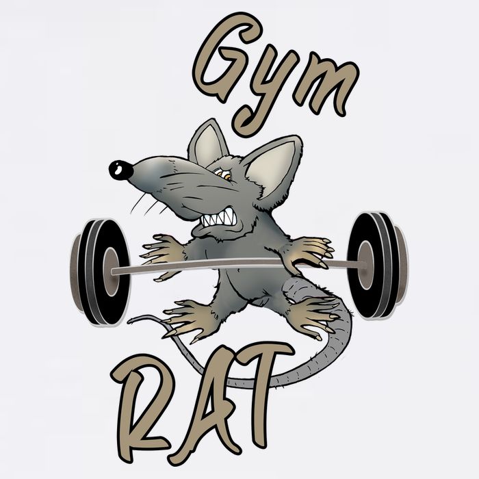 Gym RAT Fitness Barbell Motivational Workout Toddler T-Shirt