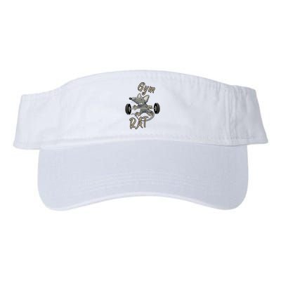Gym RAT Fitness Barbell Motivational Workout Visor
