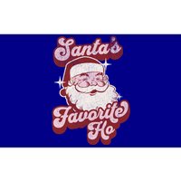 Groovy Retro Funny Christmas Santas Favorite Ho Cute Gift Bumper Sticker