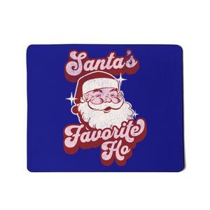 Groovy Retro Funny Christmas Santas Favorite Ho Cute Gift Mousepad