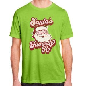 Groovy Retro Funny Christmas Santas Favorite Ho Gift Adult ChromaSoft Performance T-Shirt