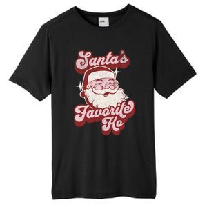 Groovy Retro Funny Christmas Santas Favorite Ho Gift Tall Fusion ChromaSoft Performance T-Shirt