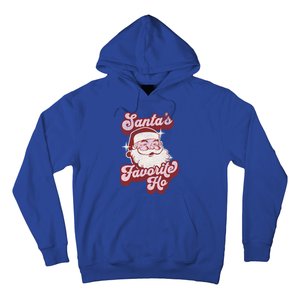 Groovy Retro Funny Christmas Santas Favorite Ho Gift Hoodie