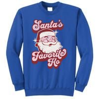 Groovy Retro Funny Christmas Santas Favorite Ho Gift Sweatshirt