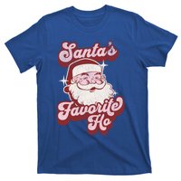 Groovy Retro Funny Christmas Santas Favorite Ho Gift T-Shirt