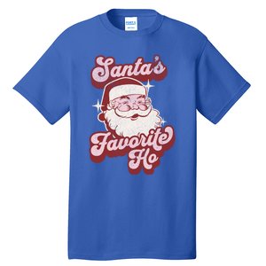 Groovy Retro Funny Christmas Santas Favorite Ho Gift Tall T-Shirt