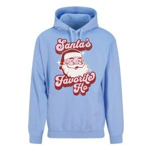 Groovy Retro Funny Christmas Santas Favorite Ho Gift Unisex Surf Hoodie