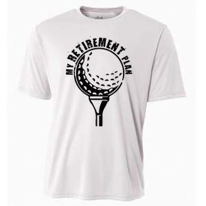 Golf Retirement for Retired Golfer My Retirement Plan Golf Cooling Performance Crew T-Shirt