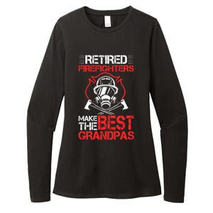 Grandfather Retired Firefighters Make The Best Grandpas Cute Gift Womens CVC Long Sleeve Shirt