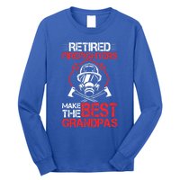 Grandfather Retired Firefighters Make The Best Grandpas Cute Gift Long Sleeve Shirt