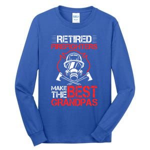 Grandfather Retired Firefighters Make The Best Grandpas Cute Gift Tall Long Sleeve T-Shirt