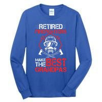 Grandfather Retired Firefighters Make The Best Grandpas Cute Gift Tall Long Sleeve T-Shirt