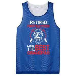 Grandfather Retired Firefighters Make The Best Grandpas Cute Gift Mesh Reversible Basketball Jersey Tank