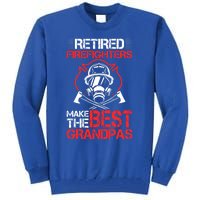 Grandfather Retired Firefighters Make The Best Grandpas Cute Gift Tall Sweatshirt