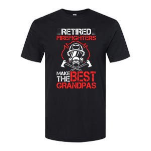 Grandfather Retired Firefighters Make The Best Grandpas Cute Gift Softstyle CVC T-Shirt