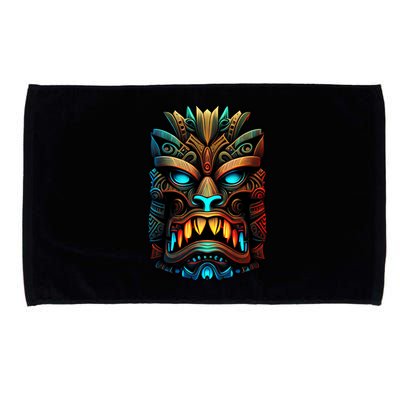 Get Ready For The Beach This Summer with Our Tiki Mask Microfiber Hand Towel