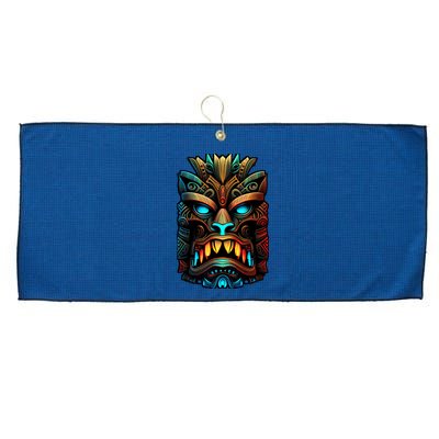 Get Ready For The Beach This Summer with Our Tiki Mask Large Microfiber Waffle Golf Towel