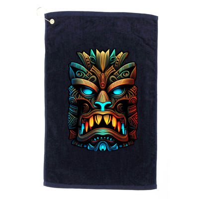 Get Ready For The Beach This Summer with Our Tiki Mask Platinum Collection Golf Towel