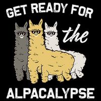Get Ready For The Alpacalypse Funny Alpaca Fan Gift City Backpack