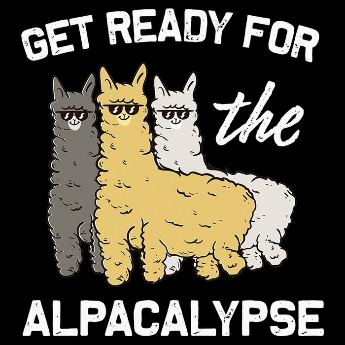 Get Ready For The Alpacalypse Funny Alpaca Fan Gift City Backpack