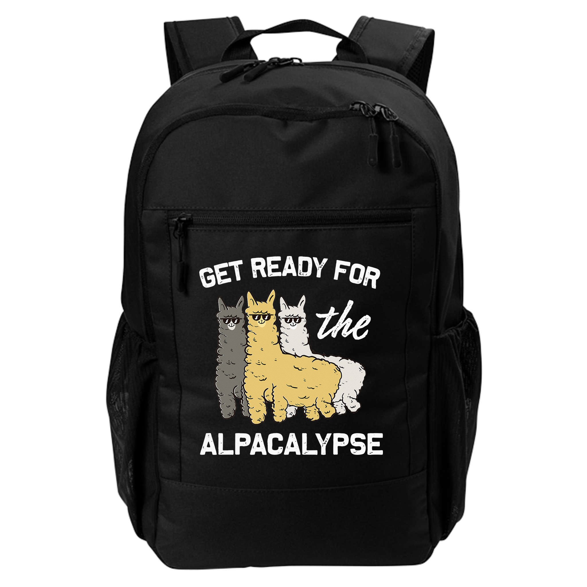 Get Ready For The Alpacalypse Funny Alpaca Fan Gift Backpack