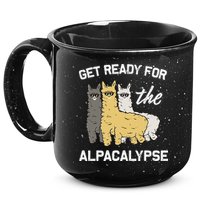 Get Ready For The Alpacalypse Funny Alpaca Fan Gift 15oz Campfire Ceramic Mug